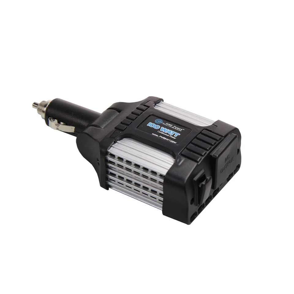 AIMS 100 Watt Modified Sine Wave Power Inverter with USB Port PWRINV100W
