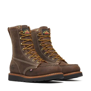 Thorogood 814-4235 American Heritage Crazyhorse 8" MAXwear suela de cuña hecha en EE. UU. - Imagen 1 de 5