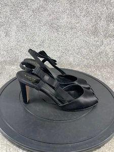 Kate Spade New York Heels Womens Size 9.5 M Slingback Black Bow - Picture 1 of 12