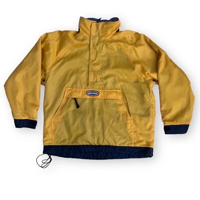 Chaqueta Anorak Vintage Abercrombie and Fitch Tech 1/2 Cremallera Plegable Capucha XL Foto 1 de 4