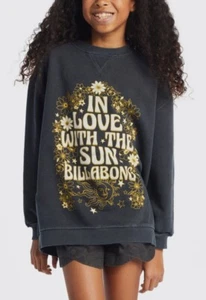 Billabong Kids Girls Youth Making Waves Crewneck Sweatshirt Sz Large/12 $69.95 - Picture 1 of 4