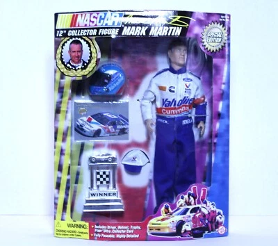 Nascar Mark Martin 12" Coleccionista Figura de Acción Muñeca Edición Especial 1997 Foto 1 de 2