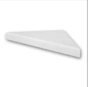FlexStone 15 in Shower Corner Shelf With Bracket Niche in White - Picture 1 of 5