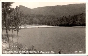 Lake Cheaha Cheaha State Park Munford Alabama RPPC - Bild 1 von 2