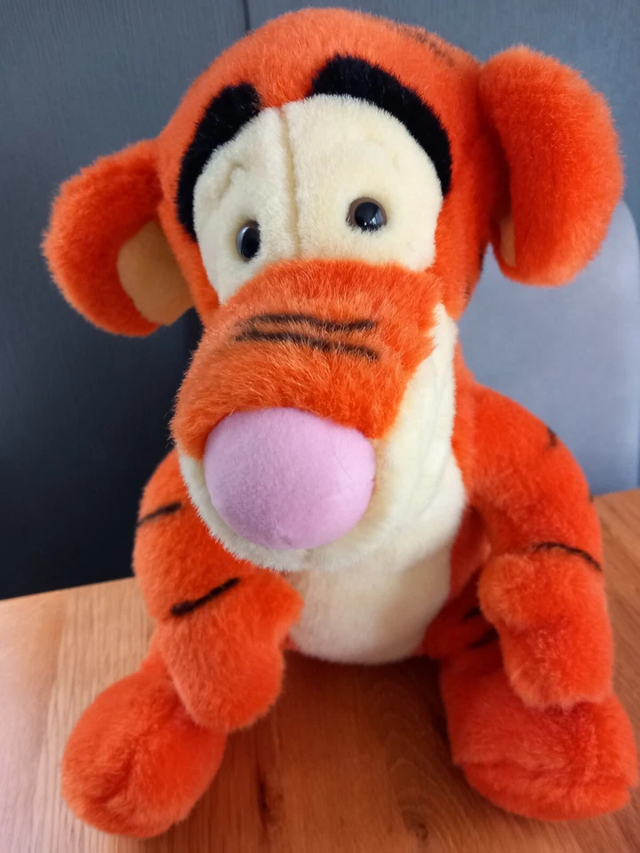1998 Disney Talking Bouncing Tigger Plush Toy by Mattel - Tested & Works - image 1 of 1
