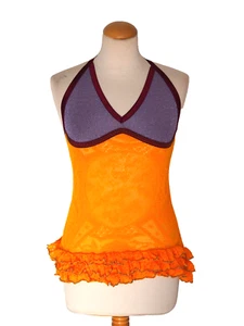 Neu mit Etikett! Louise Della Coulourblock Designer Spitzentop Größe 3 – Medium - Bild 1 von 10