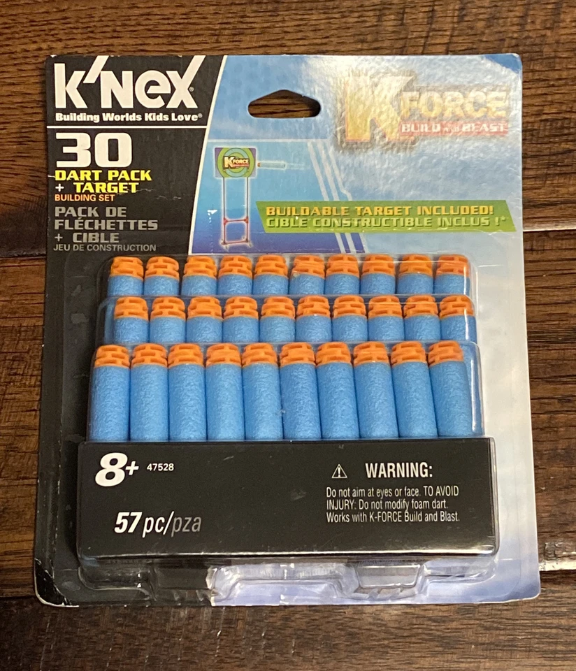 K'NEX K Force Build And Blast 30 Dart Pack and Buildable Target New In Box - Image 1 of 1
