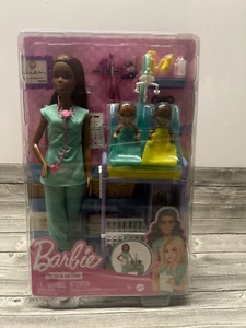 Barbie Careers Baby Doctor Doll PlaySet+Babies-New In Package - Picture 1 of 2
