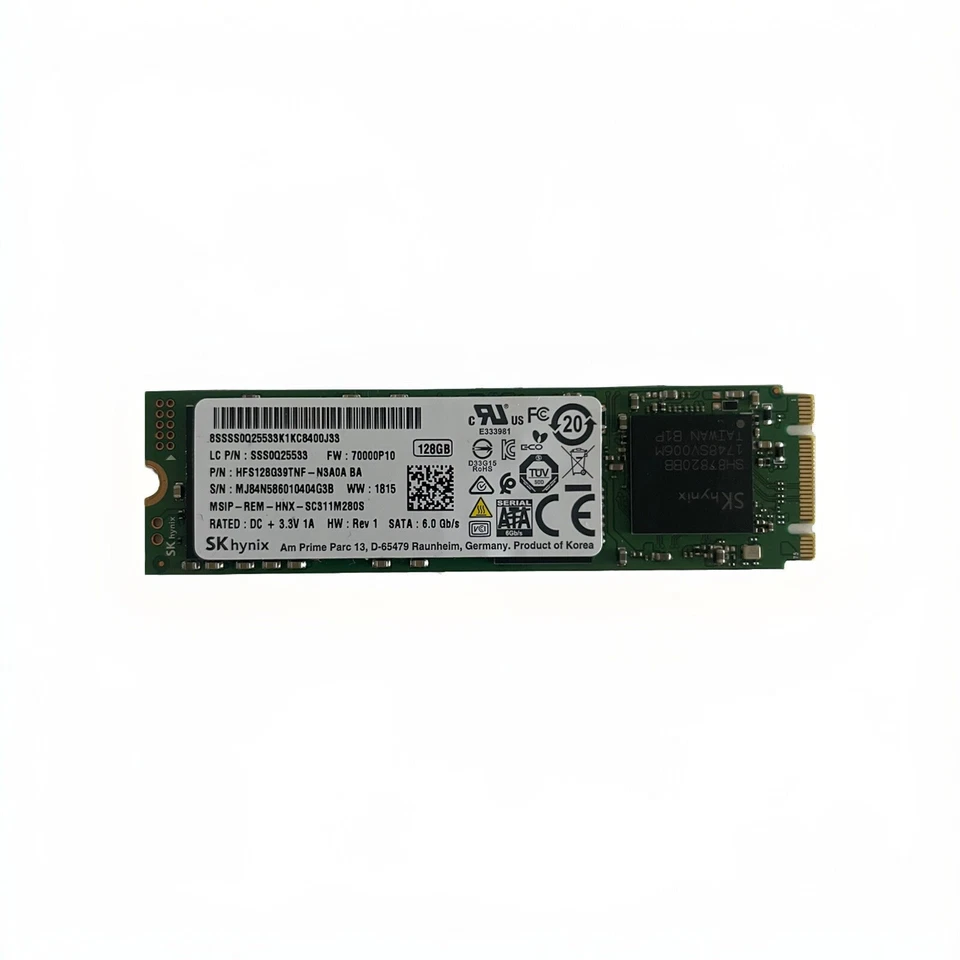 SK Hynix HFS128G39TNF-N3A0A 128GB 2280 M.2 SATA Solid State Drive SSD - Image 1 of 1