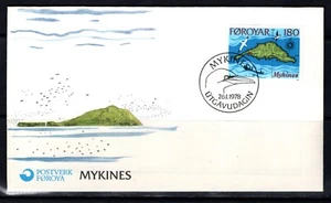 Faroe Islands 1978 Birds FDC - Picture 1 of 1
