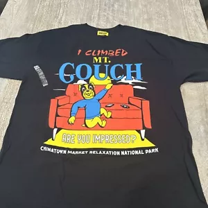 CHINATOWN MARKET SHIRT XL schwarz Hund I Climbed Mt Couch Are You Impressiond - Bild 1 von 3