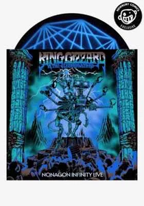 King Gizzard And The Lizard Wizard Nonagon Infinity Live BLUE GLOW x/50 Vinyl LP - Picture 1 of 2