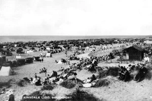 Ewq-43 Ainsdale Lido nr Freshfield, Formby, Southport, Lancashire c1930. Photo - Picture 1 of 1