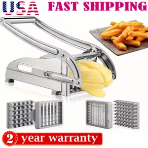 Heavy Duty Stainless Steel French Fry Cutter with Suction Feet for Potatoes - Picture 1 of 8