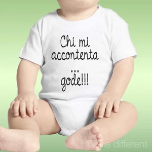 Baby Unisex Neon Body Funny Phrase Who Satisfies Me ... Enjoys Gift Idea - Picture 1 of 1