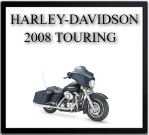 HARLEY-DAVIDSON 2008 TOURING WORKSHOP SERVICE & SUPPLEMENT MANUAL DVD - Picture 1 of 1