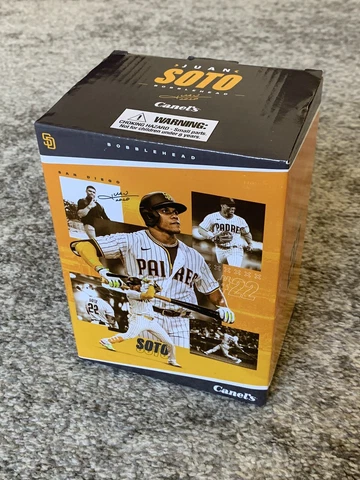 Juan Soto Shuffle Bobblehead SGA San Diego SD Padres 4/13/23 New In Box Cover