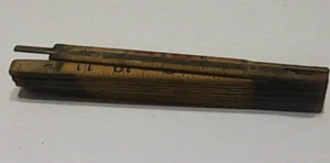 Regla de carpinteros plegables Lufkin X46 Red End de colección 6 pies - Imagen 1 de 3