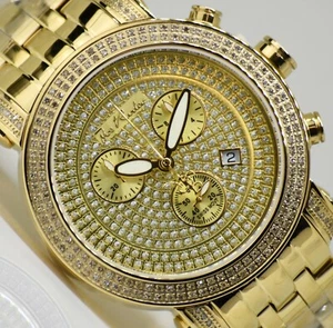 Neu authentische Joe Rodeo Junior Gold JCL19 1,75 CT Diamant Herrenuhr  - Bild 1 von 5