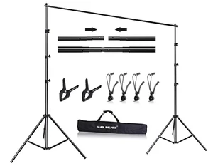 Foto Video Studio 10 Fuß verstellbarer Hintergrund Unterstützungssystem Kit Hintergrund Ständer  - Bild 1 von 6