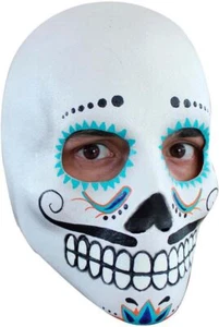 Catrin Mask Day of the Dead Skull Fancy Dress Halloween Adult Costume Accessory - Picture 1 of 2