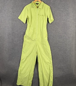 Lola May Romper Womens 12 Green Jumpsuit Wide Leg Retro Studio 54 Evening - Picture 1 of 14