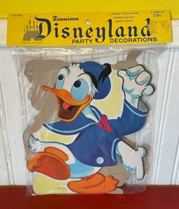 Dennison Disneyland 81-001 Donald, Daisy & Ludwig Von Drake Party Decorations - Picture 1 of 4