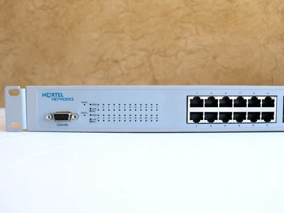 24 Port Nortel BayStack 3510-24T Ethernet Routing Switch 10/100/1000 Mbps - Image 1 of 4