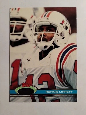 1991 Topps Stadium Club - #454 Ronnie Lippett - Image 1 of 4