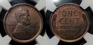 1916 Matte Proof Lincoln Wheat Cent 1c NGC PR 65 BN CAC - Picture 1 of 9