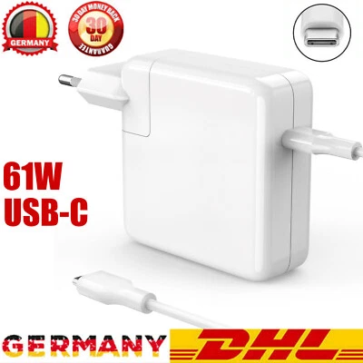 USB-C PD Typ C Adapter Netzteil Ladegerät für Apple Macbook Pro Air 12" 13" 61W - Bild 1 von 4