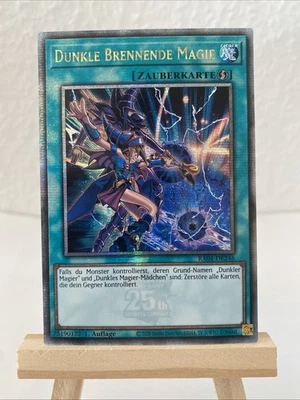 Dunkle Brennende Magie QCSR YUGIOH Dunkler Magier & Dunkles Magier Mädchen | NEU - Bild 1 von 4