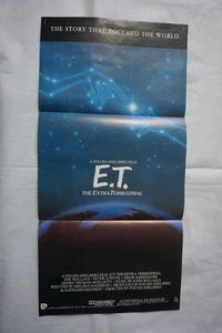 E.T. Póster arte Daybill de cine original extraterrestre RARO 1982 - Imagen 1 de 4