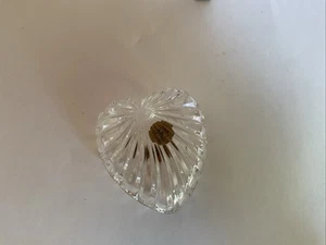 Royal Crystal Berg 24% Bleikristall klein herzförmig Bomboniera - Bild 1 von 5