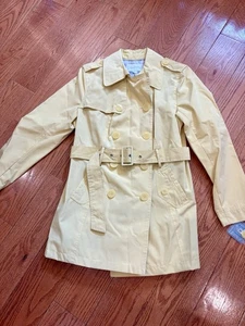 Relativity Women’s Rain Jacket – Size Medium – New With Tags – Yellow Trench Coa - Picture 1 of 6