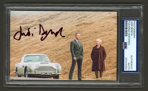 Judi Dench Signed Photo (PSA) M James Bond Auto Skyfall w/ Daniel Craig - Picture 1 of 2
