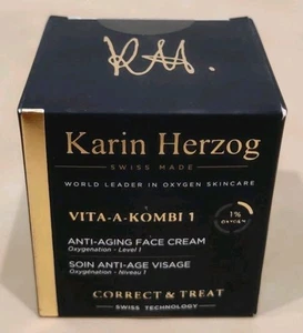KARIN HERZOG VITA-A-APRICOT anti-ageing face cream for dry skin 50ML NEW - Picture 1 of 4