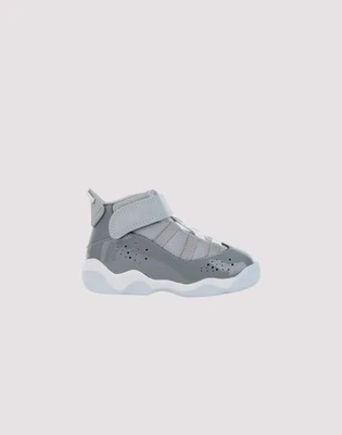Bebé Nike Air Jordan 6 Anillos TD Gris Blanco 323420-015 Zapatilla Entrenador Foto 1 de 4