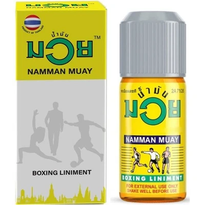 Huile de Massage Thaïlandaise Namman Muay 120ml: Soulage Muscles & Articulations - Photo 1/2