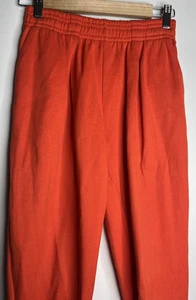 RETRO Liz Claiborne Sport Petites SweatPants Reddish-Orange Size P 26x23" ~READ~ - Picture 1 of 19