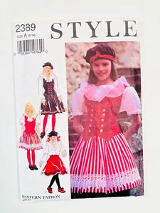 Vintage Style Sewing Pattern 2389 Children’s Separates Blouse, Skirt, Vest Uncut - Picture 1 of 5