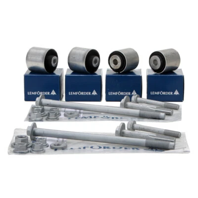 4x LEMFÖRDER Gummilager Schwinge Achsschenkel für BMW E60 E61 E63 E64 E65 HINTEN