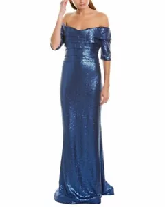 NUEVO Vestido de Lentera Sin Tirantes Colección Rene Ruiz, Cobalto (Talla 4) - Imagen 1 de 12
