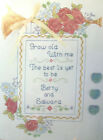 "Grow Old With Me The Best Is Yet To Be" DooDads #08224 Counted Cross-Stitch Kit
