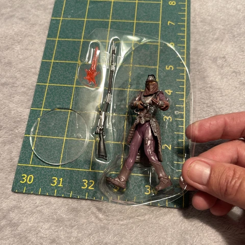 Hasbro Attack Of Clones Sneak Preview Zam Wesell Droid Figure W/stand On Blister Cover