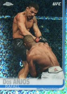 2019 TOPPS UFC CHROME REFRACTOR DIAMOND HOT BOX RAFAEL DOS ANJOS #74 - Picture 1 of 2