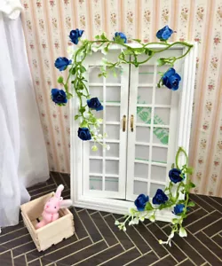 3 Stück Maßstab 1:12 Puppenhaus 1:6 Miniatur Zubehör Blumenranke Handgefertigt - Bild 1 von 6