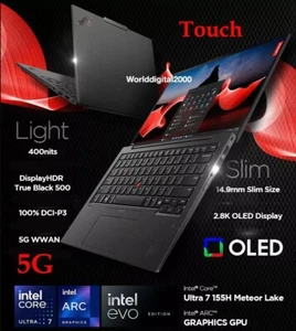 2024 New Lenovo ThinkPad X1 Carbon Gen 12 14 2.8K OLED Ultra7-155H 32G 512GB 5G - Picture 1 of 1
