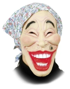 Hexenmaske Gummimaske Alte Frau Oma Dame Maske Hexe Omamaske Halloween Kostüm - Bild 1 von 1