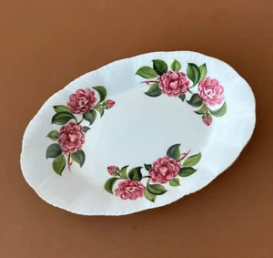 Paragon Camelia Series REINE DES BEAUTES - 8 1/2” Tea Tray, Made In England 50s - Picture 1 of 10